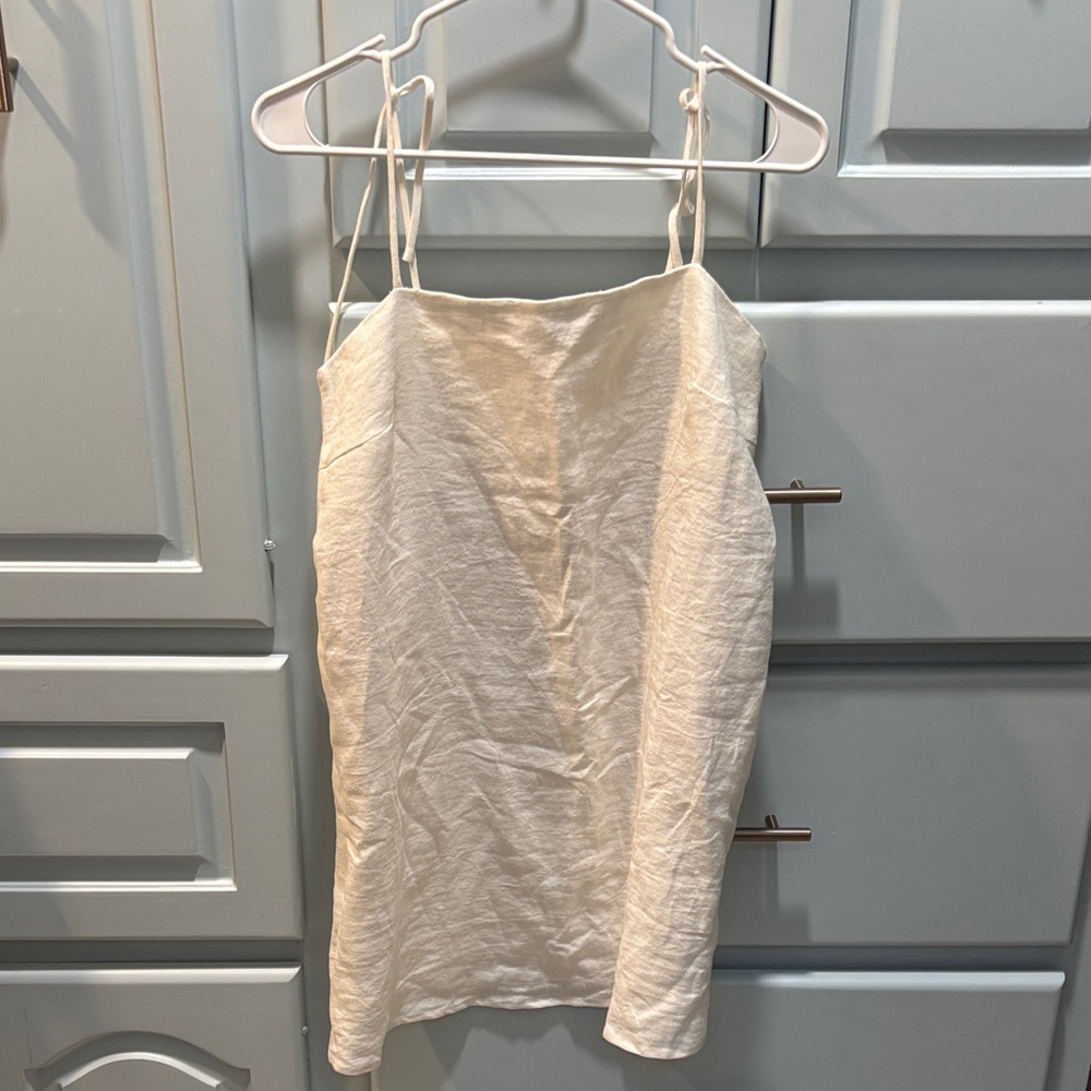 Tuckernuck linen mini dress